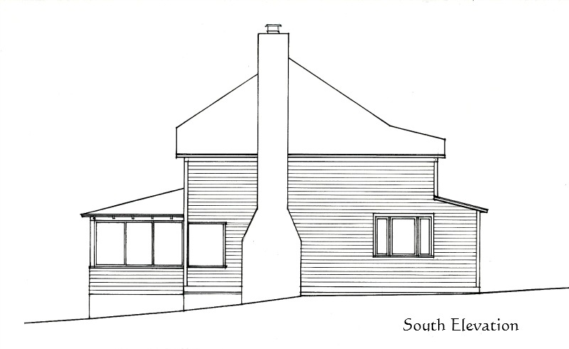 Gordon South Elevation Measured Drawing Services Richard Toyne Architect